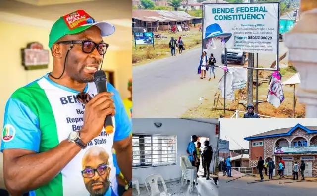 Gunmen Attack Reps Spokesperson, Ben Kalu’s Constituency Office In Uzuakoli (Photos) Gunmen Attack Reps Spokesperson, Ben Kalu's Constituency Office In Uzuakoli (Photos)