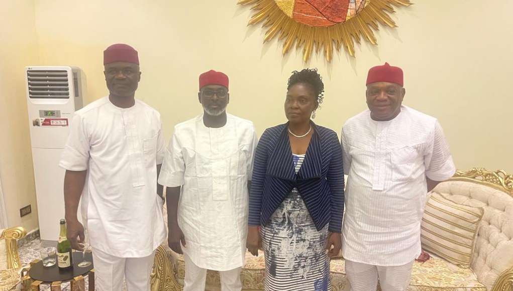 PHOTOS: Abia Deputy Gov, Ude Oko Chukwu Hosts Senator Kalu