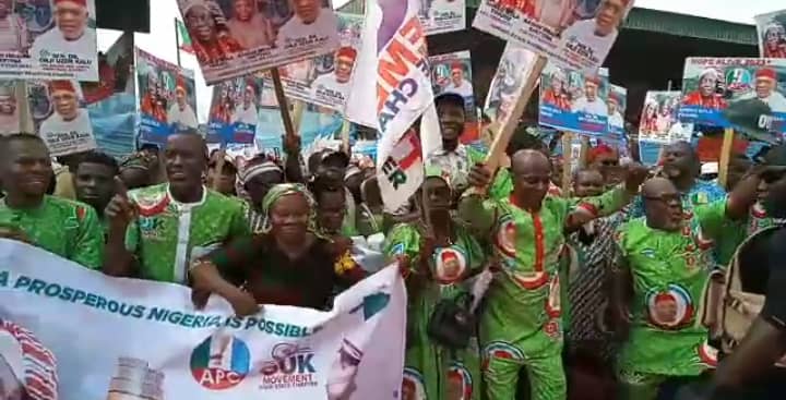 Orji Kalu's Support Groups, OUK Movement, Reality Organization, Others Dominate Abia APC Rally (Photos, Video)