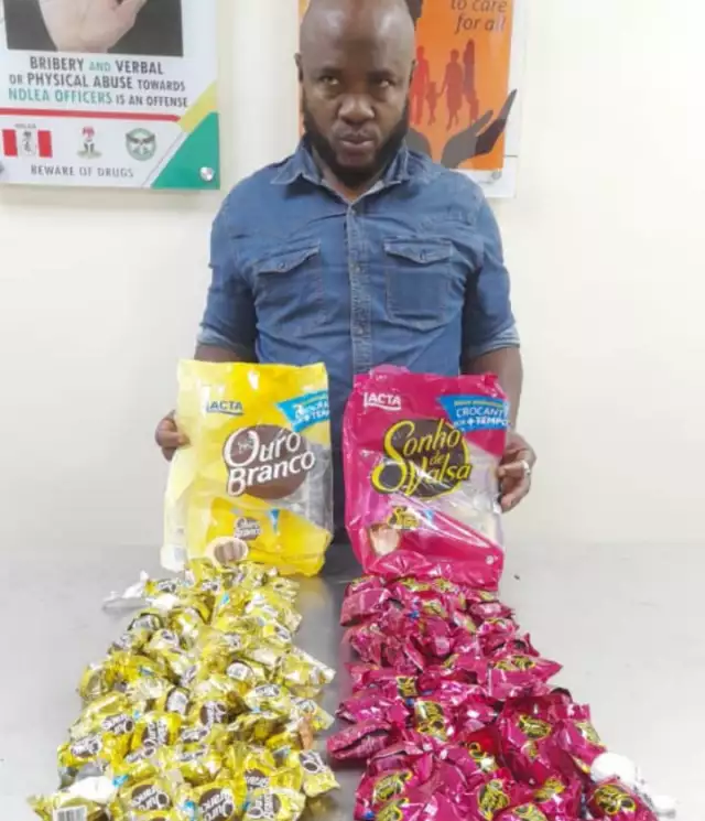 Brazilian Returnee Arrested With 105 Parcels Of Cocaine Concealed In Sweets
