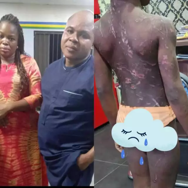 Lagos Lovers Arrested For Physical Assault On Woman’s Children Lagos Lovers Arrested For Physical Assault On Woman's Children