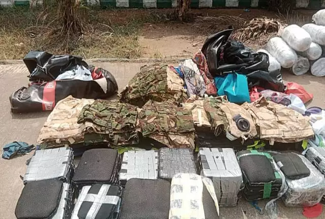 Police, Military Outfits Intercepted By Lagos Airport Customs Weeks To 2023 General Election