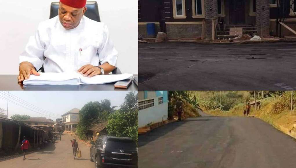 Jubilation As Senator Orji Kalu Constructs Dilapidated Umuobasi Amankalu Igbere Road