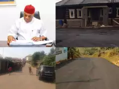Jubilation As Senator Orji Kalu Constructs Dilapidated Umuobasi Amankalu Igbere Road Jubilation As Senator Orji Kalu Constructs Dilapidated Umuobasi Amankalu Igbere Road