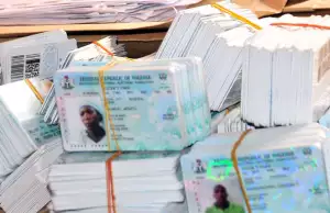 Hoodlums Storm Osun INEC Office Carts Away PVCs Hoodlums Storm Osun INEC Office Carts Away PVCs