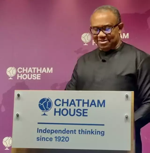 2023: National Assembly Will Support Me If Elected – Peter Obi FULL VIDEO: Thousands Watch As Peter Obi Speaks On Security, Economy, Others At London Chatham House