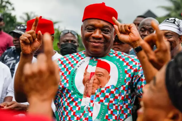 Election Petition Tribunal Throws Out Petition Challenging Orji Kalu’s Victory Excitement As Sen. Kalu Completes Another Road Project In Umunneochi