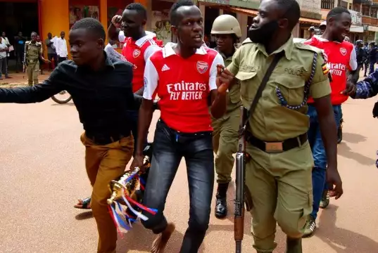 How Uganda’s Police Arrested Arsenal Fans Celebrating Manchester United’s Defeat