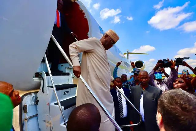 Atiku Returns To Nigeria From UK Atiku Returns To Nigeria From UK