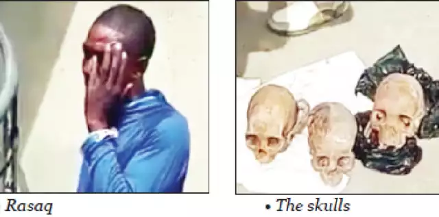 I Only Found The Skulls In Drainage, Man Tells Police In Lagos