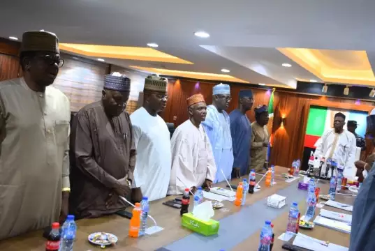 APC National Chairman, Adamu Holds Closed Door Meeting With 10 Govs, 2 Deputies (Photos, Video) APC National Chairman, Adamu Holds Closed Door Meeting With 10 Govs, 2 Deputies (Photos, Video)
