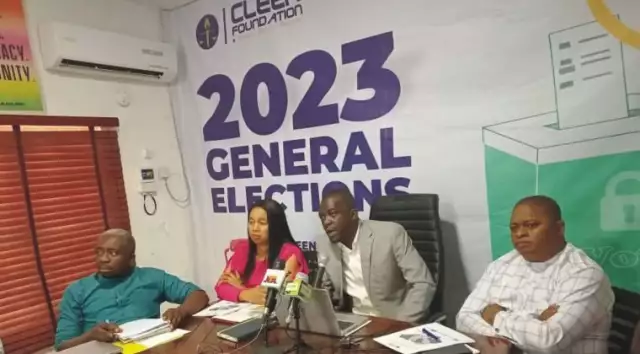 2023: Only Abuja, 2 States Safe For Elections – CLEEN Foundation 2023: Only Abuja, 2 States Safe For Elections - CLEEN Foundation