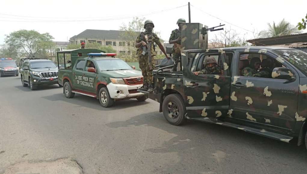2023: Security Agencies Hold Show Of Force In Abia, Assure Residents Of Safety During Elections (Photos, Video)