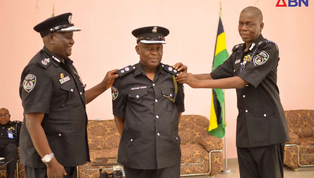 Abia CP Decorates Newly Promoted Officers, Assures Electorate Peaceful Atmosphere (PHOTOS)