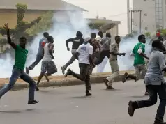 Hoodlums Attack, Try To Burn Down INEC office Hoodlums Attack, Try To Burn Down INEC office