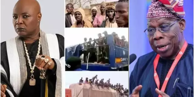 How Obasanjo Blocked 100 Trucks Carrying Nearly 1M Chadians From Entering Nigeria To Vote APC – Charly Boy