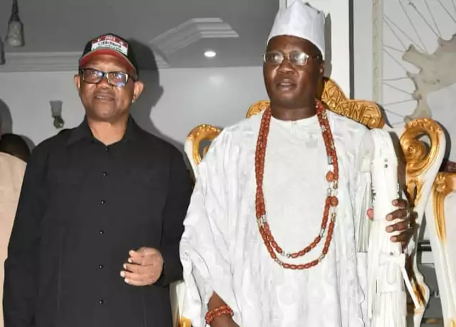 Peter Obi Meets Gani Adams In Lagos Peter Obi Meets Gani Adams In Lagos