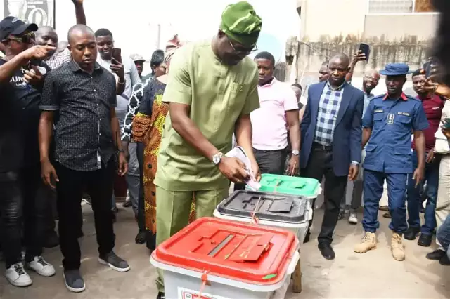 Tinubu Wins Makinde’s Polling Unit, Obi Comes Second