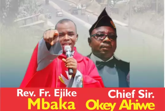 Abia Guber: Ahiwe Gets Spiritual Blessings From Father Mbaka At Adoration Ministry Abia Guber: Ahiwe Gets Spiritual Blessings From Father Mbaka At Adoration Ministry