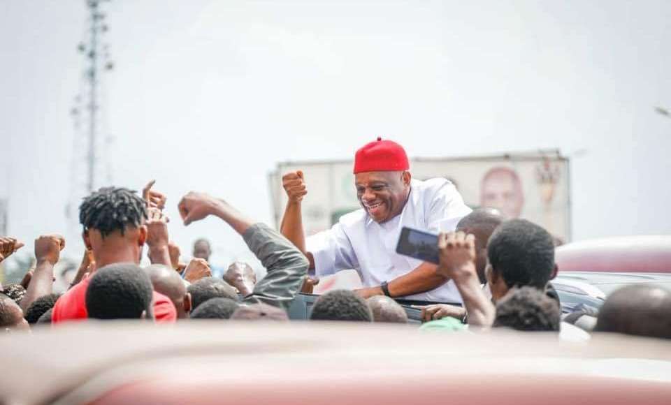 Sen. Kalu Returns To Abia Amidst Jubilation After Receiving Certificate Of Return (PHOTOS)
