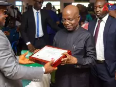Jubilation As Abia Governor-Elect, Alex Otti, Deputy Receive Certificates of Return (PHOTOS) Jubilation As Abia Governor-Elect, Alex Otti, Deputy Receive Certificates of Return (PHOTOS)