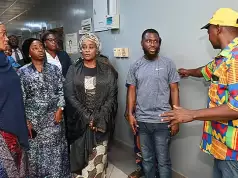 Remi Tinubu, Lagos First Lady Visit Lagos Train Crash Victims