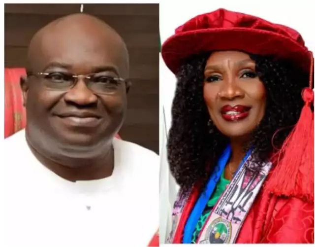 Ikpeazu Challenges Prof. Oti To Name Those Who Offered Her Bribes In Abia Guber Poll Ikpeazu Challenges Prof. Oti To Name Those Who Offered Her Bribes In Abia Guber Poll