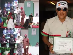 Reps: LP’s Obi Aguocha Who Defeated Abia Speaker Gets Certificate Of Return (Photos) Reps: LP's Obi Aguocha Who Defeated Abia Speaker Gets Certificate Of Return (Photos)