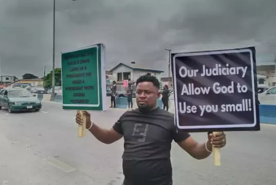 Obidients In Rivers Stage Protest Over Outcome Of Presidential Election Obedients In Rivers Stage Protest Over Outcome Of Presidential Election