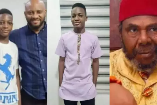 Pete Edochie Mourns Grandson, Kambilichukwu Pete Edochie Mourns Grandson, Kambilichukwu