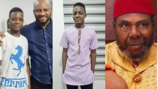 Pete Edochie Mourns Grandson, Kambilichukwu Pete Edochie Mourns Grandson, Kambilichukwu