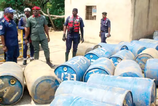 Civil Defence Operatives Nab Suspected Oil Thieves With 150 Drums Of Petrol