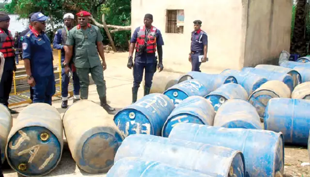 Civil Defence Operatives Nab Suspected Oil Thieves With 150 Drums Of Petrol