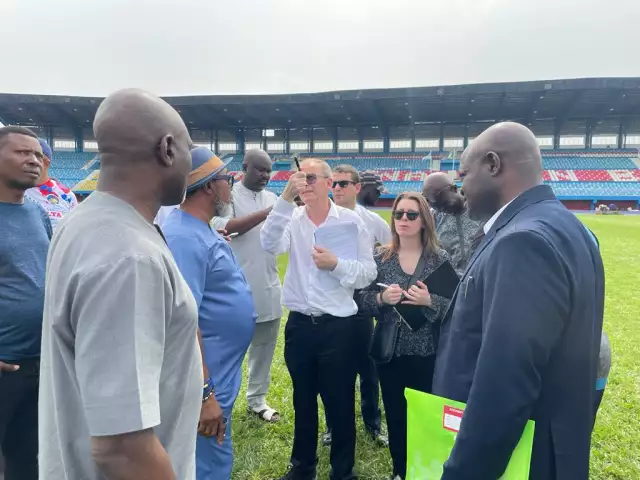 AFCON 2025 Bid: CAF Team Inspects Nigeria’s Stadia Facilities AFCON 2025 Bid: CAF Team Inspects Nigeria’s Stadia Facilities
