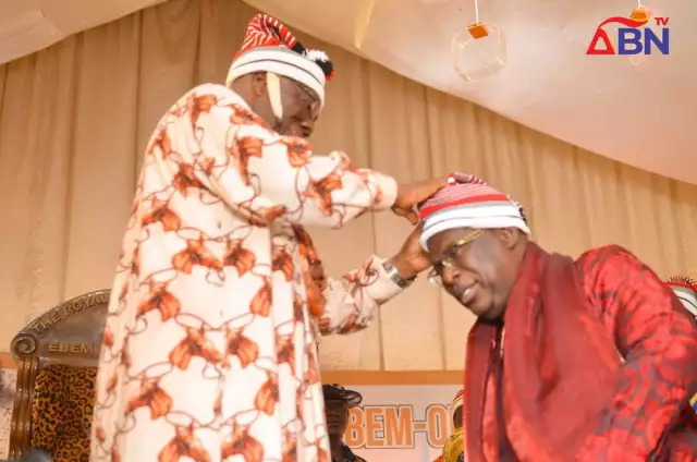 Ebem Ohafia Honours Timipre Sylva, Wife (Photos, Video) Ebem Ohafia Honours Timipre Sylva, Wife (Photos, Video)