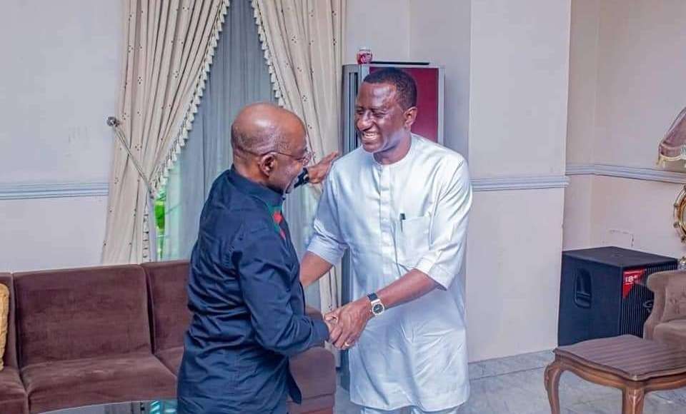 Uche Ogah Meets Abia Governor-Elect, Alex Otti (Photos)