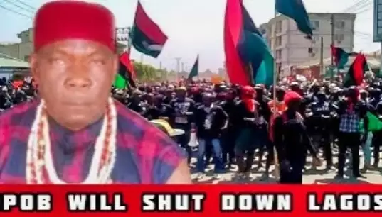 Man Threatening To Invite IPOB To Shut Down Lagos Arrested Man Threatening To Invite IPOB To Shut Down Lagos Arrested
