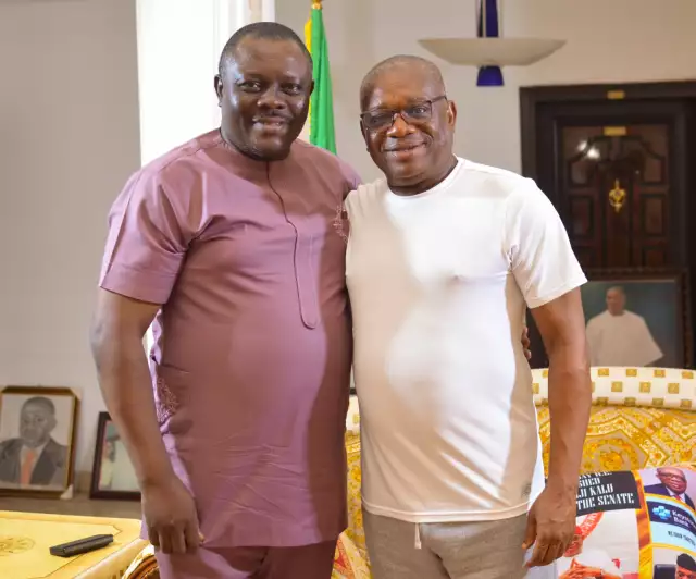 ABN TV Director, Ifeanyi Okali Greets Sen. Kalu At 63 ABN TV Director, Ifeanyi Okali Greets Sen. Kalu At 63