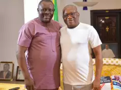 ABN TV Director, Ifeanyi Okali Greets Sen. Kalu At 63 ABN TV Director, Ifeanyi Okali Greets Sen. Kalu At 63