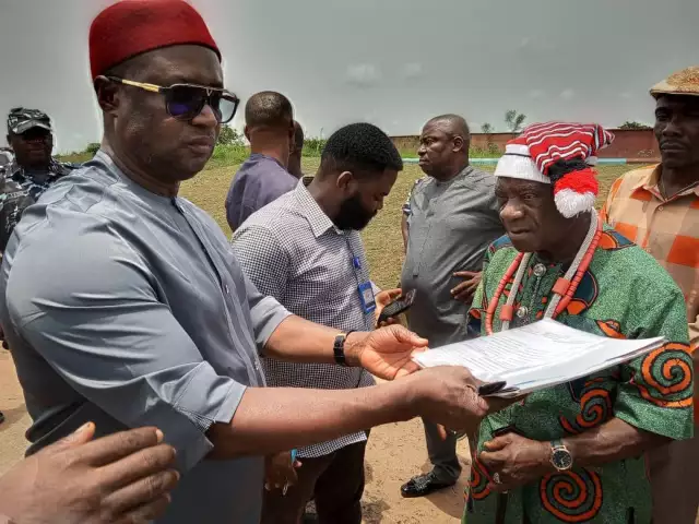 Street Lighting Project Attracted By Dan Okeke In Abia Set For Completion (Photos)