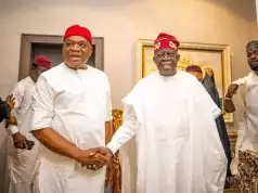 Sen. Orji Kalu In Closed Door Meeting With Tinubu (PHOTOS) Sen. Orji Kalu In Closed Door Meeting With Tinubu (PHOTOS)
