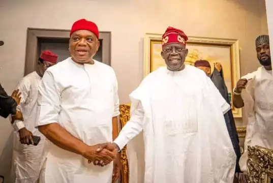 Sen. Orji Kalu In Closed Door Meeting With Tinubu (PHOTOS) Sen. Orji Kalu In Closed Door Meeting With Tinubu (PHOTOS)