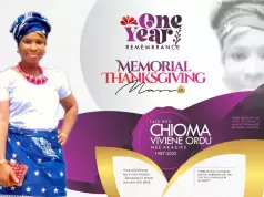 Family Holds Memorial Service In Honour Of Late Chioma Ordu Who Died During Childbirth Family Holds Memorial Service In Honour Of Late Chioma Ordu Who Died During Childbirth