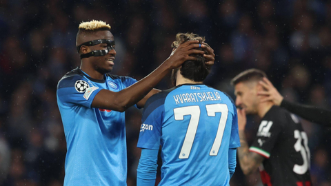 Osimhen Makes History In Napoli’s Defeat To AC Milan