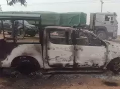 60-Year-Old Man, Sons Who Attacked FRSC Official, Set Official Vehicle Ablaze Arrested