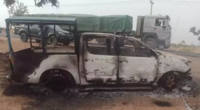 60-Year-Old Man, Sons Who Attacked FRSC Official, Set Official Vehicle Ablaze Arrested
