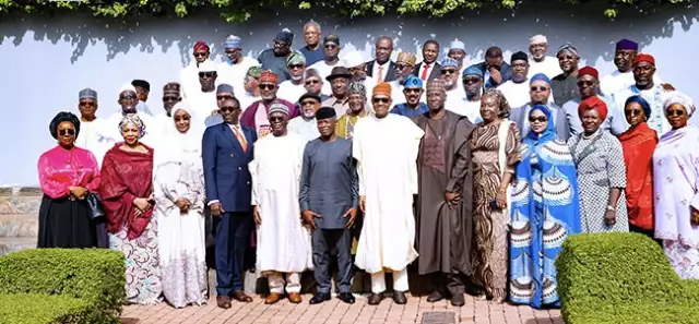 We Did Our Best, Says Buhari, Thanks Ministers, State House Officials