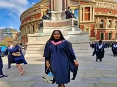 Mascot Kalu Salutes Wife On Completion Of Masters Degree Programme In UK Mascot Kalu Salutes Wife On Completion Of Masters Degree Programme In UK