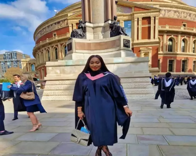 Mascot Kalu Salutes Wife On Completion Of Masters Degree Programme In UK Mascot Kalu Salutes Wife On Completion Of Masters Degree Programme In UK