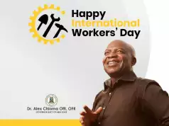 Your Help Is Here, Alex Otti Tells Abia Workers On May Day Your Help Is Here, Alex Otti Tells Abia Workers On May Day